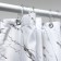 Bath curtains dasch 180x200 cm, BT-829983, silver in marble