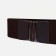 Women's belt, width 7.5 cm, elastic band, buckle metal, brown color
