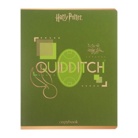 Notebook of 48 sheets in the Harry Potter cage, covering cartoon, matte lamination, 3D foil, offset block, 5 types, mix-1