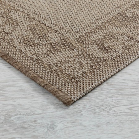 Side carpet, size 50x80 cm, color BEIGE/Brown-1