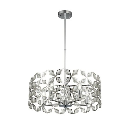 Suspension lamp ST LUCE. SL1104.103.05. CASTO. 5x60 watts, E14, 58x58x23 cm, chromium color-11