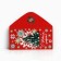 Money envelope “Happy New Year!”, Knitted Christmas tree, 16.5 x 8 cm, New Year