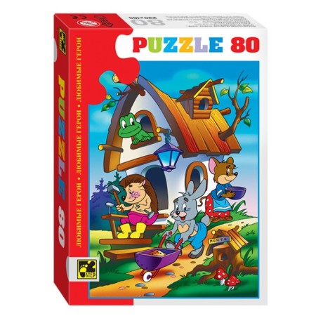 Puzzles "Favorite Heroes", 80 elements, mix-7
