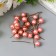 Decor for creativity "Ball light pink pearl" d = 1.2 cm set 25 pcs 6x1.2x1.2 cm