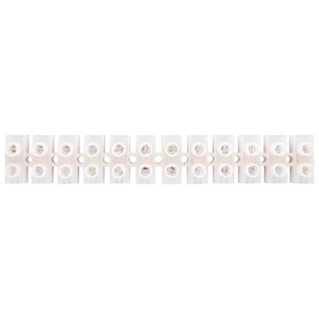 Klement screw block KV-35 10-35, current 80 A, polyethylene white rexant (10 pcs.-3