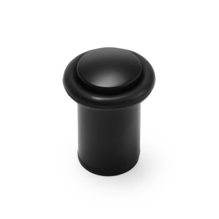 Door stop u301bl, d = 27 mm, h = 57 mm, black color is black
