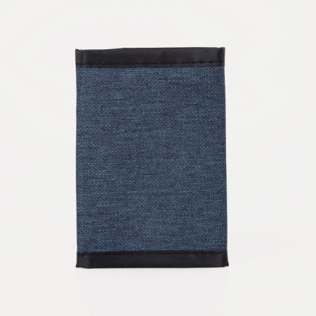 Male purse on Velcro Textura, blue color-1