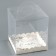 Confectionery box, chest, packaging, “with love”, 16 x 16 x 18 cm