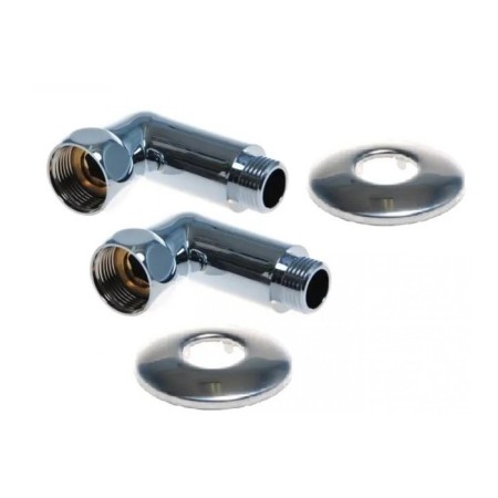 Terminus 741Sch1005, nut/fitting 1 "x3/4", chrome, chrome-2