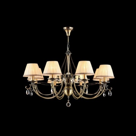 Chandelier Maytoni RC093-PL-08-R, 8HE14, 40W, 85x85x103 cm, bronze color-1