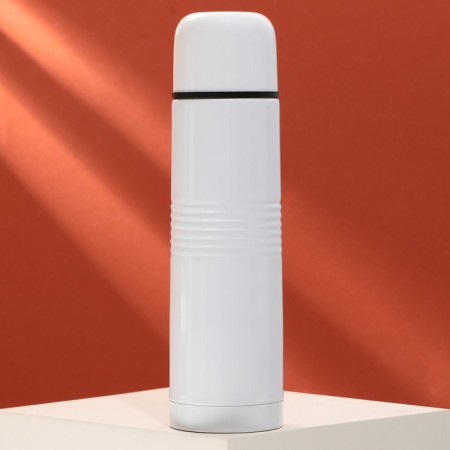Thermos Mode Forrest, embossed, 500 ml, white, retains heat 10-12 hours-1