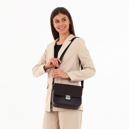 Vita bag bag on magnets, brown color-1