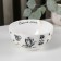 Porcelain Salenik "Crazy tea party", 610 ml, D = 14 cm