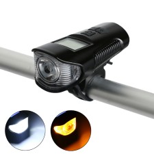 Lanter Bicycle front battery, waterproof, 4 modes, signal, speedometer