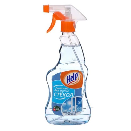 HELP glass washing tool, with ammonia, 500 ml