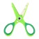 Scissors 13.5cm rubberized handles, rounded ends of the blades, crocodile green calligrata 1058294