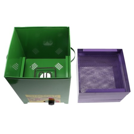 Drywall for vegetables and fruits "dried fruit" B01, 450 watts, 20 l, 4 tiers, green-2