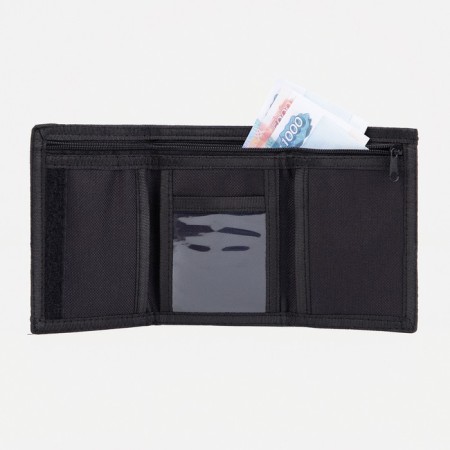Velcro wallet, red color-3