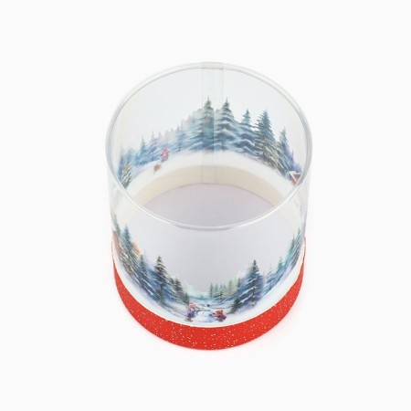 Gift box "New Year's trees", 10 x 11 cm, New Year-3