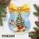 Glass Serving Dauline "Bant. Winter Tale ", 18.5 × 13 cm
