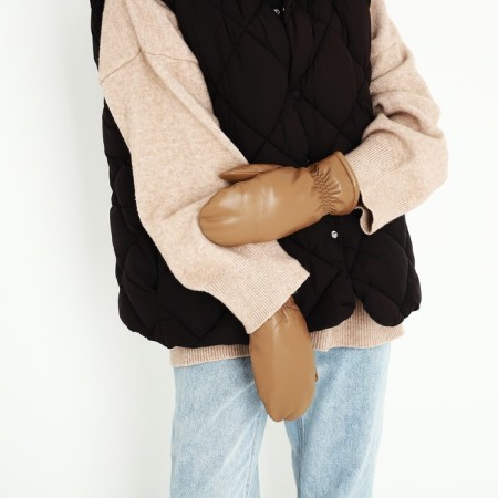Mittens are female, dimensionless, with insulation, brown color-5