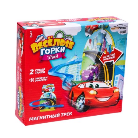 Magnetic track "Cars"-4