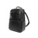 Male backpack, genuine leather, de-gosa black, 28x14x35 cm