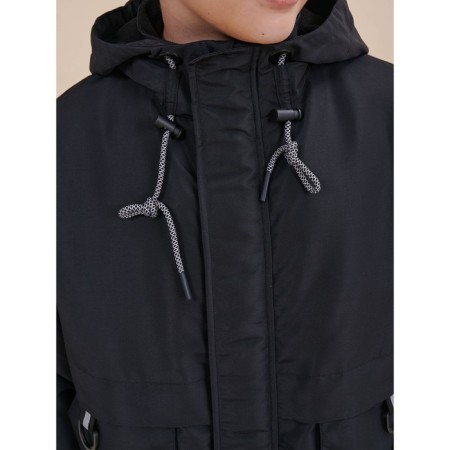Windbreaker for boys, height 140 cm, black color-5