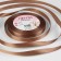 Satin tape, 10 mm × 23 ± 1 m, brown color No. 142