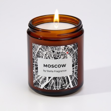 Aromatic candle in the Bank "Moscow", pomegranate, plum, 250 g-2