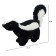 Skunk soft toy, 26 cm
