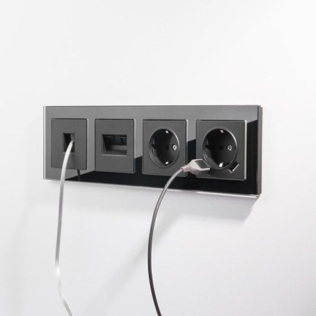 Grounding socket WL08-10-01, shameless clamp, black matte color-8