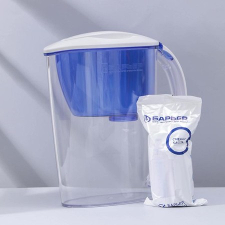 Filter-Kuvshin "Barrier Exfra", 2.5 l, blue color