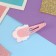 Invisibility for hair "Adele" (set 2 pcs) Kisonka, 5.5 cm, pink