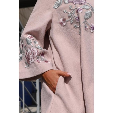 Female coat, size 48, pink color-13