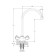 Kitchen mixer Rush Pioneer Pi7950-23, two-wound, chrome