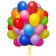 Latex ball 12 ", pastel, set of 100 pcs., Mix color