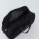 Road bag on wheels, external pocket, black color