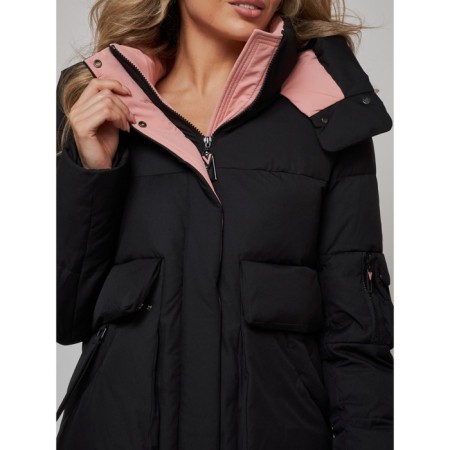 Winter jacket female, size 50, black color-11