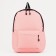 Youth backpack on lightning from textiles, external pocket, pink color