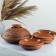 Set of dishes "pancake" (hammering)