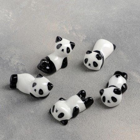 Ceramic stand for sticks "Panda", 6 × 3 × 3 cm, Mix figures-2