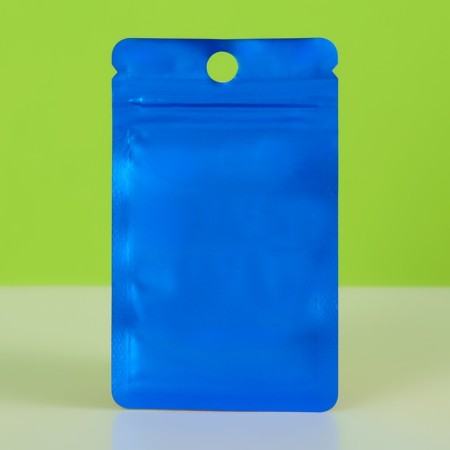 SIP-LOK package with a window, with Euroslot, blue, 9.5 x 5.5 cm-3