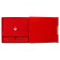 Organizer on the rings A6+, 80 sheets, leatherette, with a valve, a line, with a handle, in a gift box, red