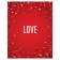 Pillow Golk "Love, decorative, size 16x45 cm