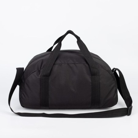 Sports bag with lightning, without lining, external pocket, black color-2