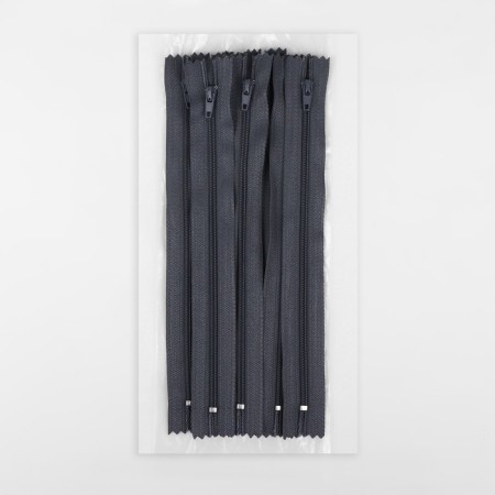 Lightning "Spiral", No. 3, non -proceeding, castle machine, 20 cm, color gray color-3