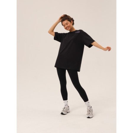 Women's Legins in the Rubchik Legings RIB, size 46-48, black color-1