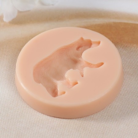 Mold Silicon "Bear" 5.5x3.3x1 cm-2