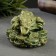 Figure "Toad on money" Green with gilding 8x8x4cm
